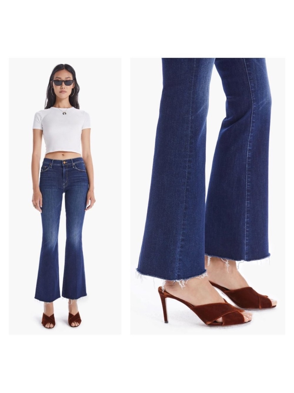 NEW Mother Jeans The Weekender Fray in Teaming Up Size 27